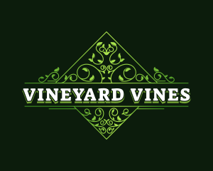 Stylish Garden Vine  logo design