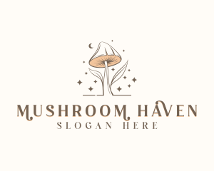 Holistic Organic Mushroom logo design