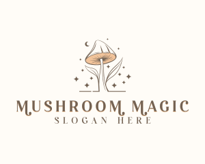 Holistic Organic Mushroom logo design