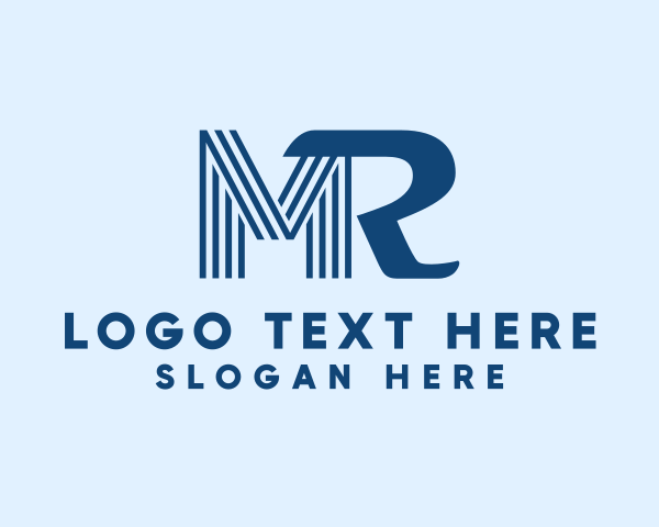 Letter Mr logo example 2