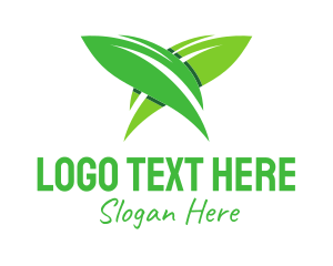 Green Leaves Nature logo