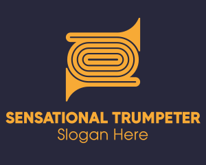 Golden Trumpet Instrument logo