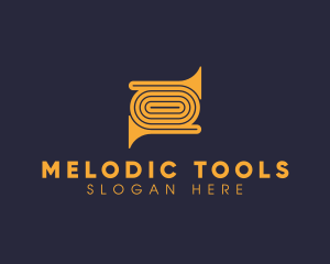 Golden Trumpet Instrument logo
