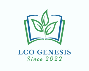 Eco Publishing Book logo design