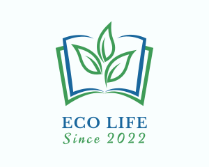 Eco Publishing Book logo design