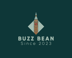 Big Ben Coffee Tower logo design