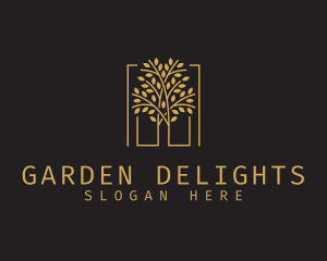 Natural Organic Tree logo design