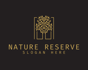 Natural Organic Tree logo design