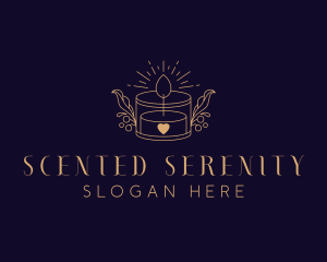 Scented Candle Souvenir logo design