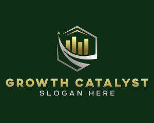 Financial Graph Statistics logo design