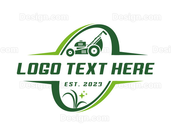 Lawn Mower Garden Logo