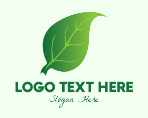 Green Herbal Leaf logo