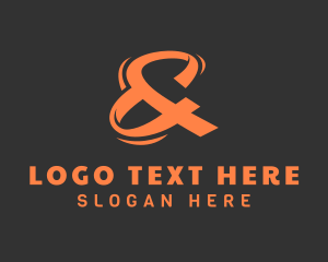 Font - Modern Ampersand Font logo design