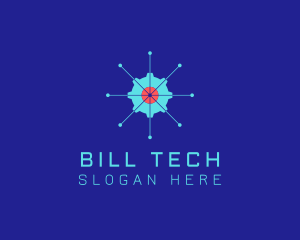 Tech Cogwheel Startup logo design