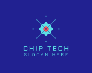 Tech Cogwheel Startup logo design