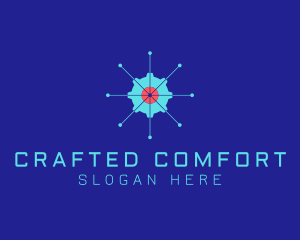 Tech Cogwheel Startup logo design