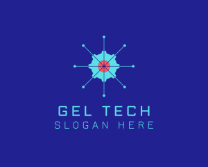 Tech Cogwheel Startup logo design