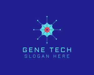 Tech Cogwheel Startup logo design