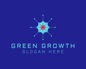 Tech Cogwheel Startup logo design