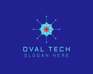 Tech Cogwheel Startup logo design