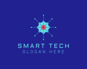 Tech Cogwheel Startup logo design