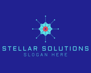 Tech Cogwheel Startup logo design