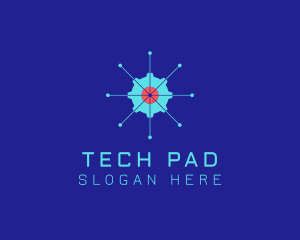 Tech Cogwheel Startup logo design