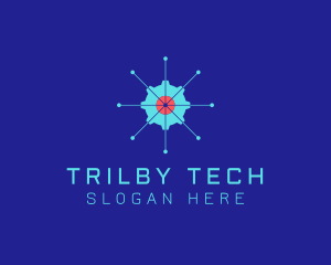 Tech Cogwheel Startup logo design