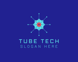 Tech Cogwheel Startup logo design