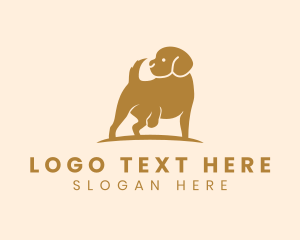 Beagle Puppy Pet logo