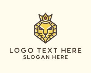 Royal Lion Head logo design