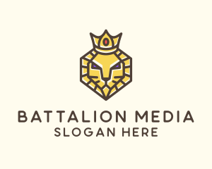 Royal Lion Head logo design