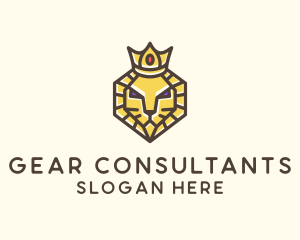 Royal Lion Head logo design