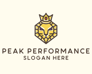 Royal Lion Head logo design