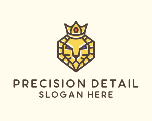 Royal Lion Head logo design