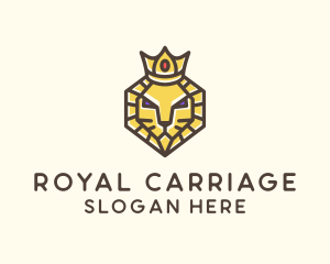 Royal Lion Head logo design