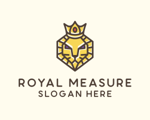 Royal Lion Head logo design