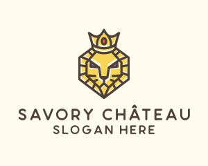 Royal Lion Head logo design