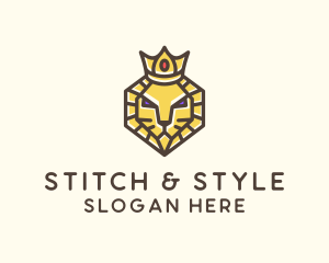 Royal Lion Head logo design