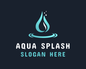 Liquid Water Droplet logo