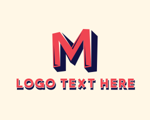 Generic Startup Brand Letter M logo