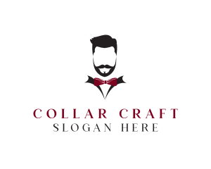 Hipster Gentleman Suit logo