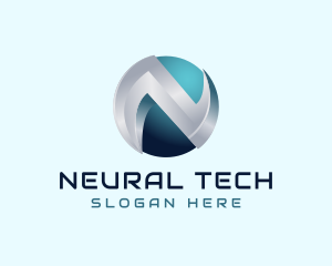 Tech Company Letter N logo design