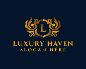 Luxury Crest Shield logo