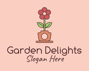 Flower Pot Photography  logo design