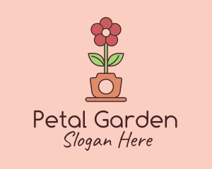 Flower Pot Photography  logo design