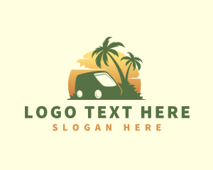 Outdoor Vacation Minivan Logo