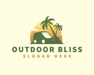 Outdoor Vacation Minivan logo design