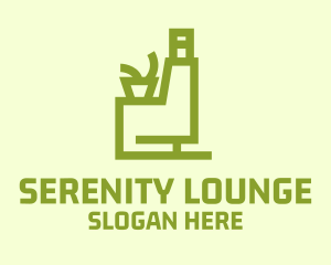 Eco Sofa Chair  logo design