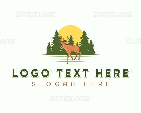 Animal Deer Nature Logo